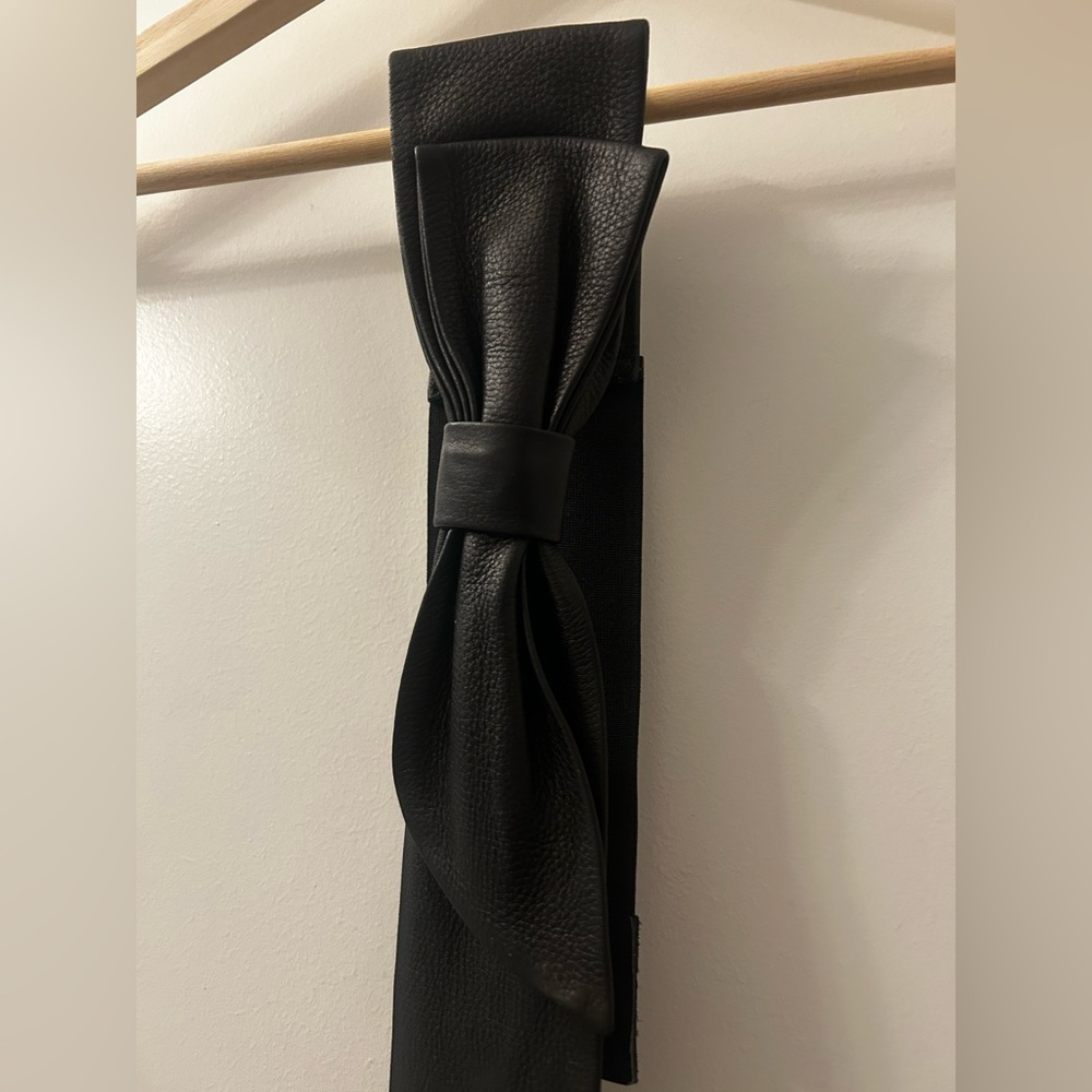 Sinequanone faux leather belt for dress